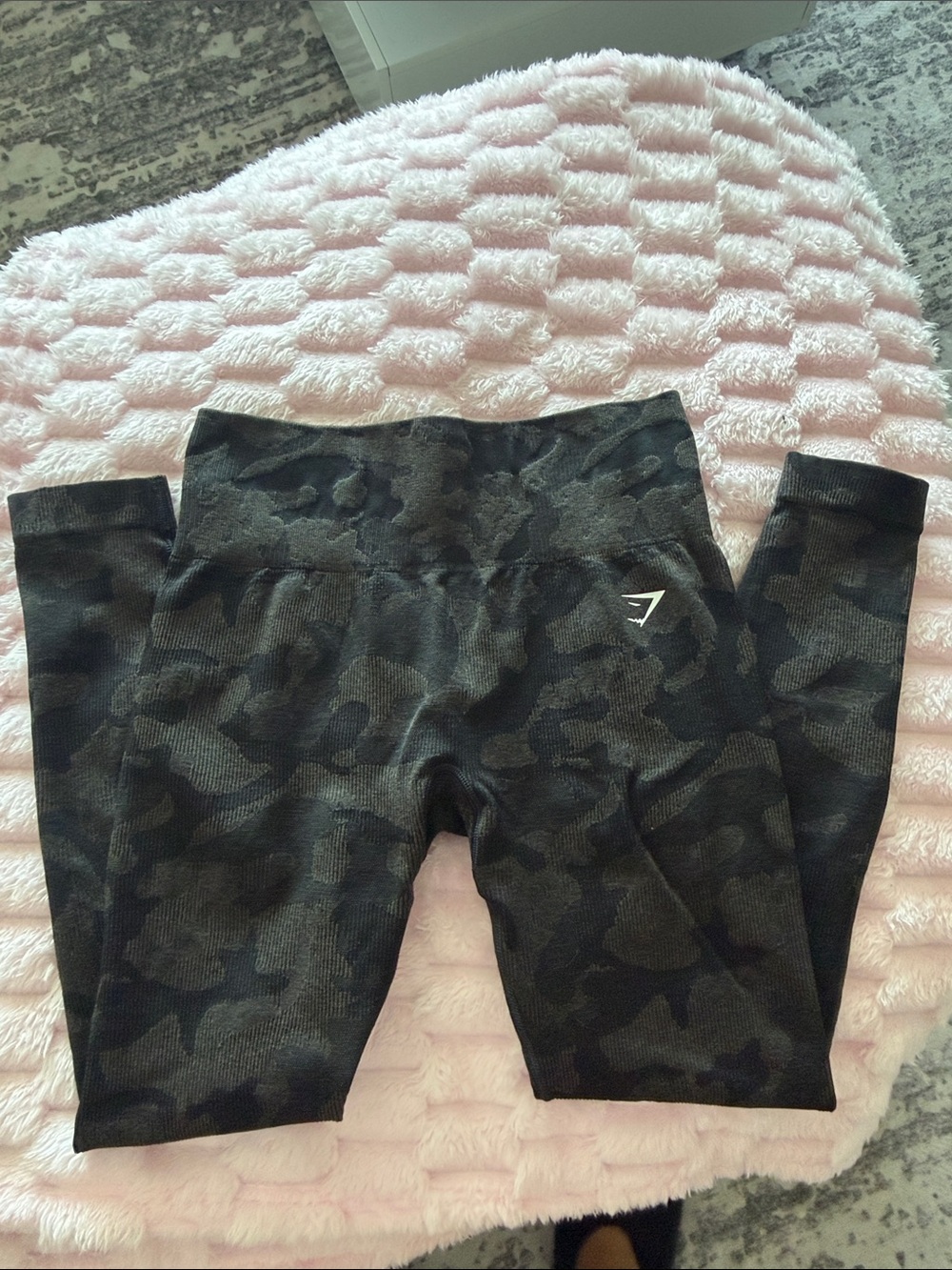 Gymshark Black Camo Seamless Leggings